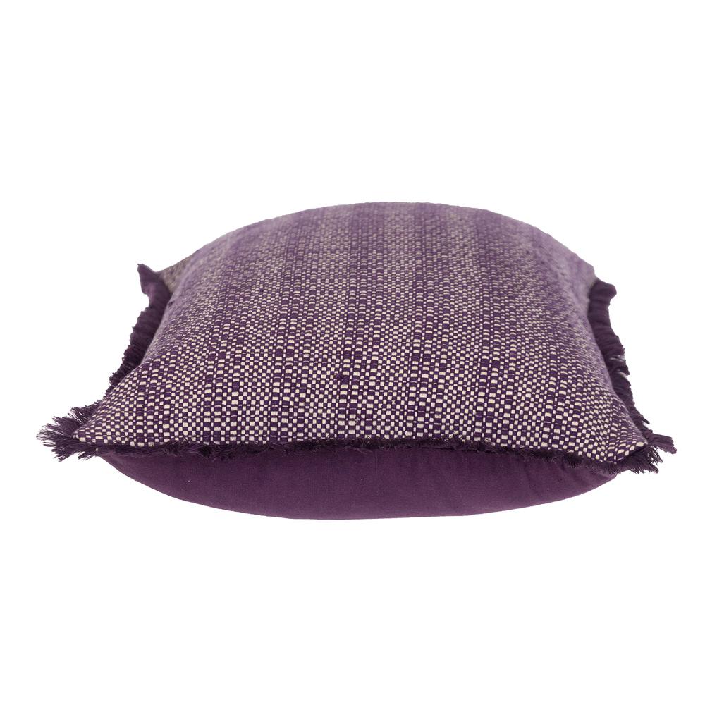 Parkland Collection Transitional Stripes Purple 14" x 20" Pillow. Picture 3