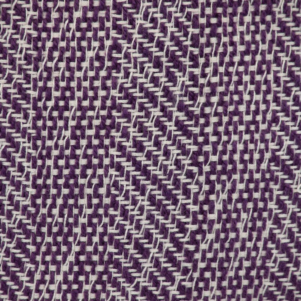Parkland Collection Transitional Woven Purple Square 18" x 18" Pillow. Picture 5