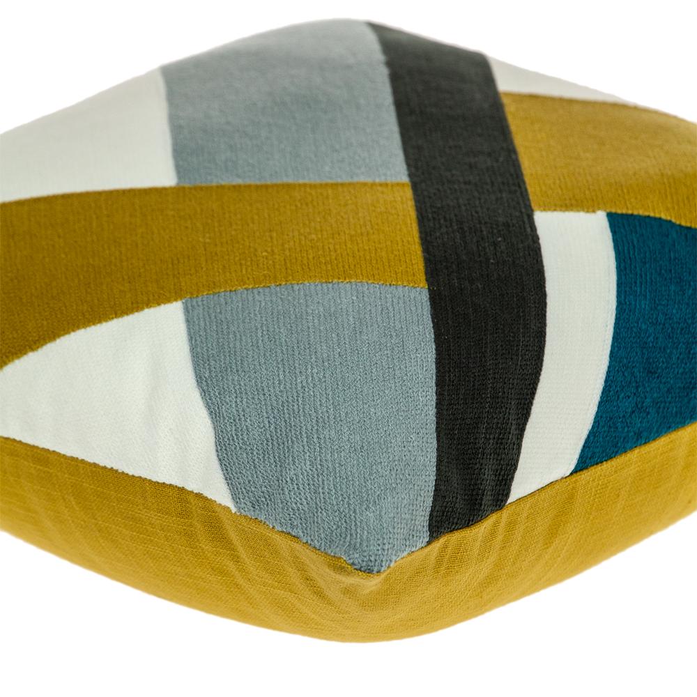 Parkland Collection Lumen Contemporary Multicolor Pillow Cover With Poly Insert. Picture 4