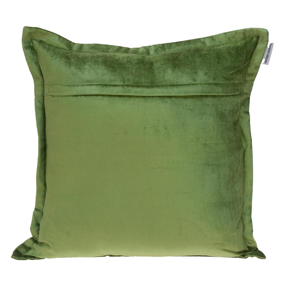 Parkland Collection Agneta Transitional Olive Throw Pillow. Picture 2