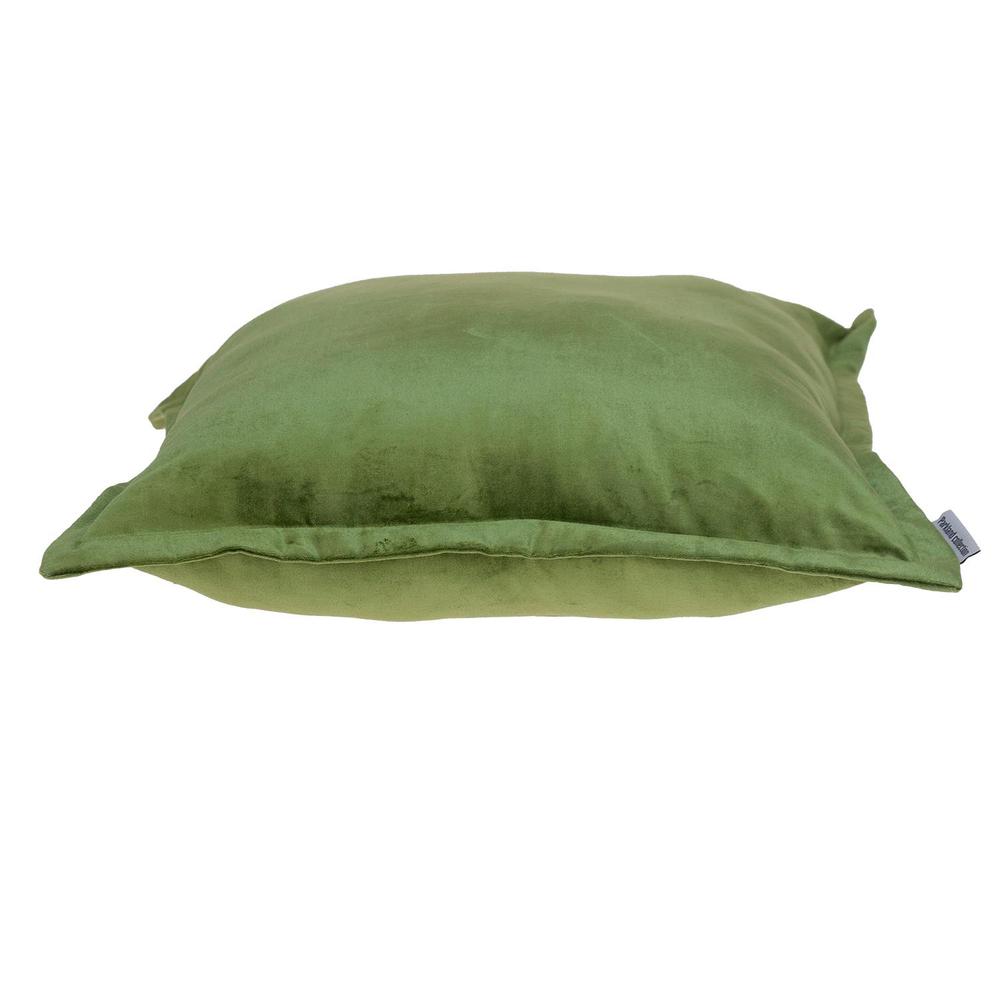 Parkland Collection Agneta Transitional Olive Throw Pillow. Picture 3