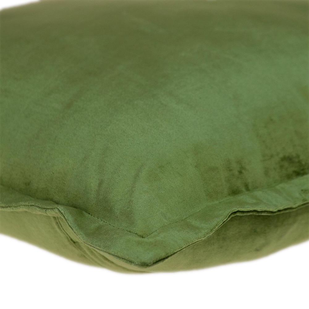 Parkland Collection Agneta Transitional Olive Throw Pillow. Picture 4
