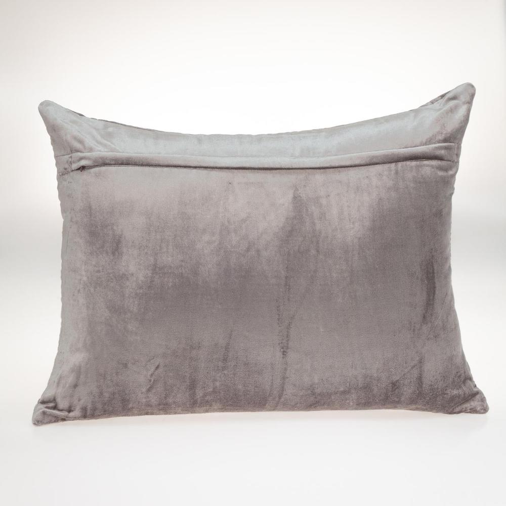 Parkland Collection Somin Transitional Taupe Lumbar Throw Pillow. Picture 2