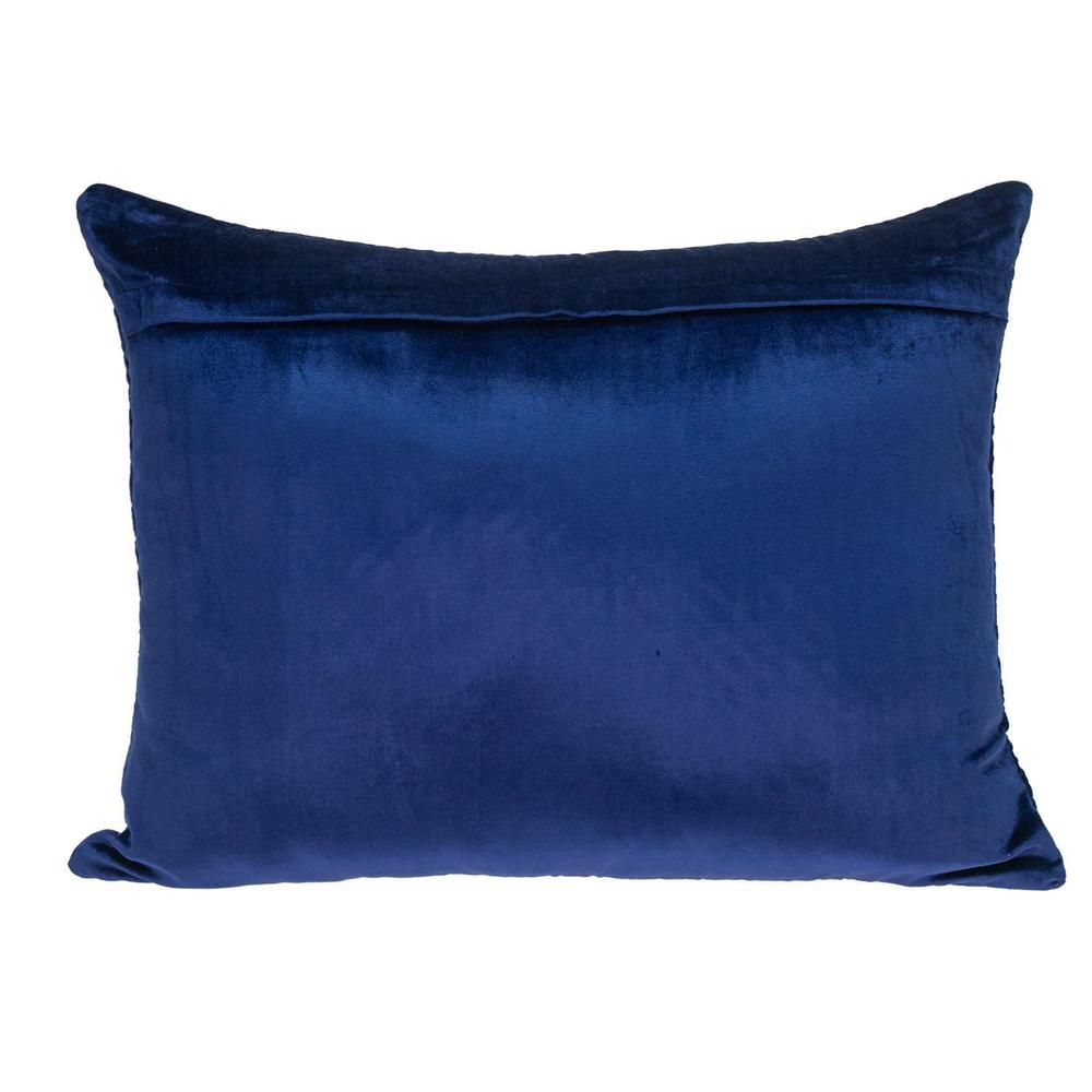 Parkland Collection Miki Transitional Blue Lumbar Throw Pillow. Picture 2