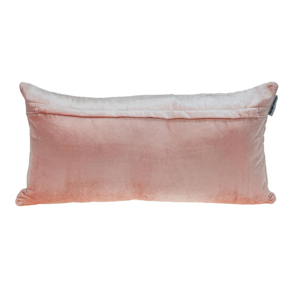 Parkland Collection Reta Transitional Quilted Pink Throw Pillow. Picture 2
