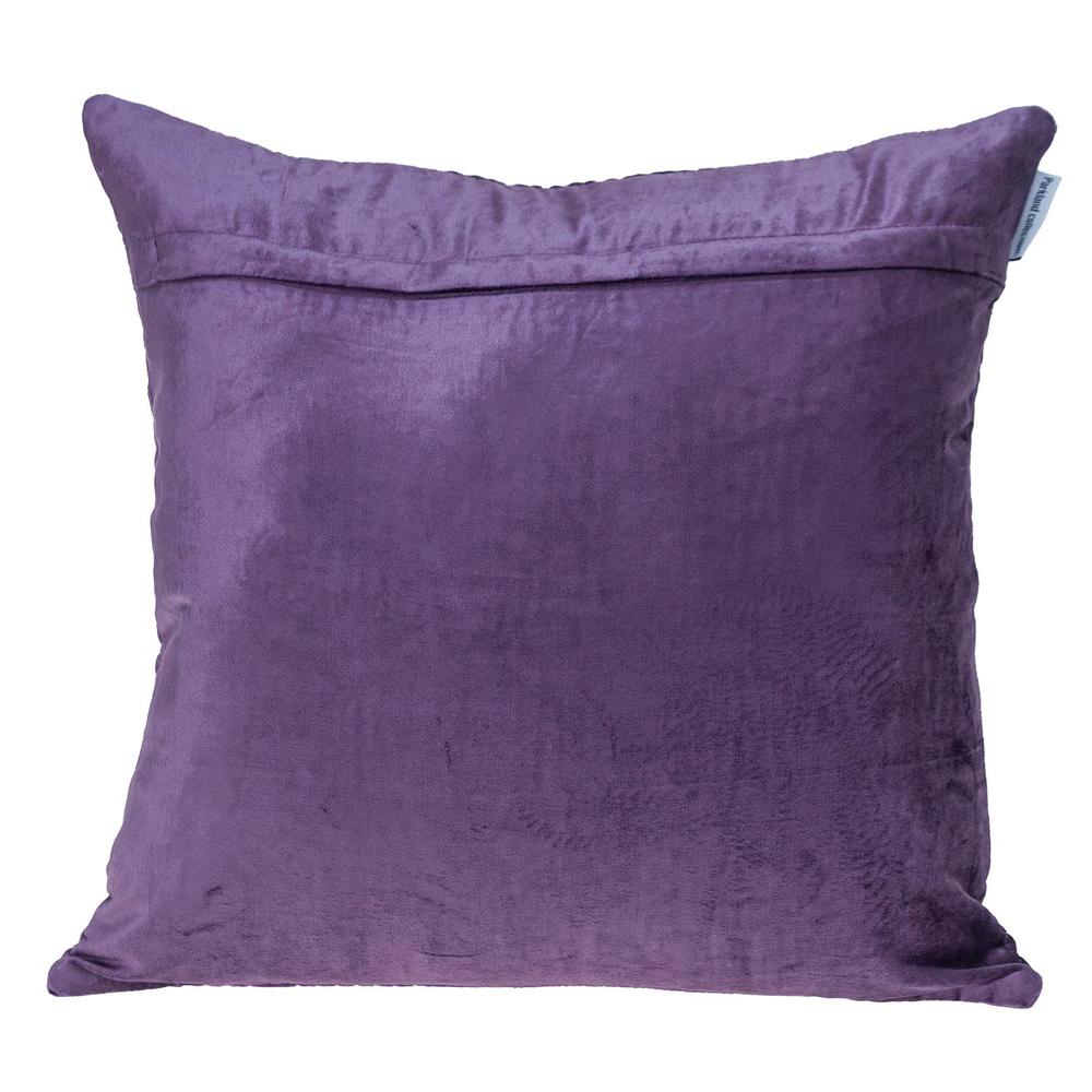 Parkland Collection Cristal Transitional Purple Throw Pillow. Picture 2