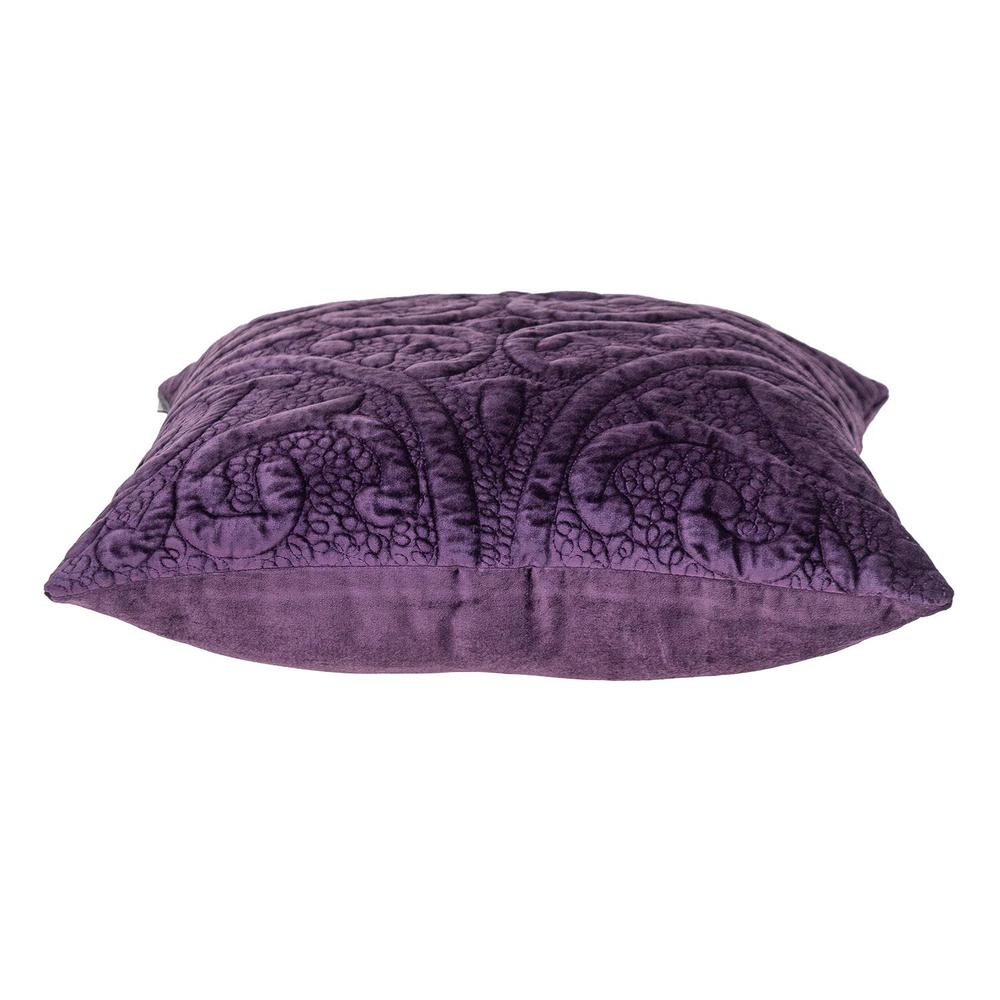 Parkland Collection Cristal Transitional Purple Throw Pillow. Picture 3