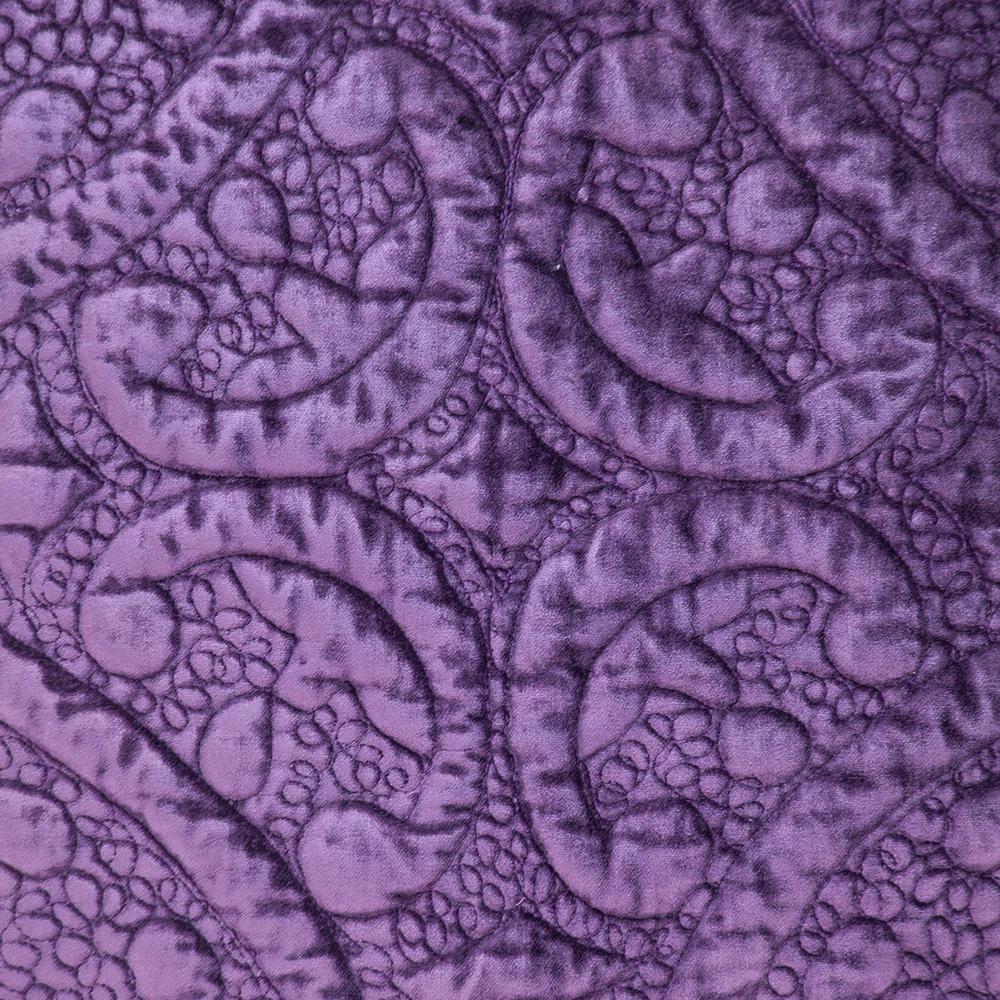 Parkland Collection Cristal Transitional Purple Throw Pillow. Picture 5