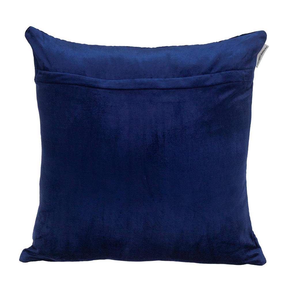 Parkland Collection Basil Transitional Quilted Blue Throw Pillow. Picture 2
