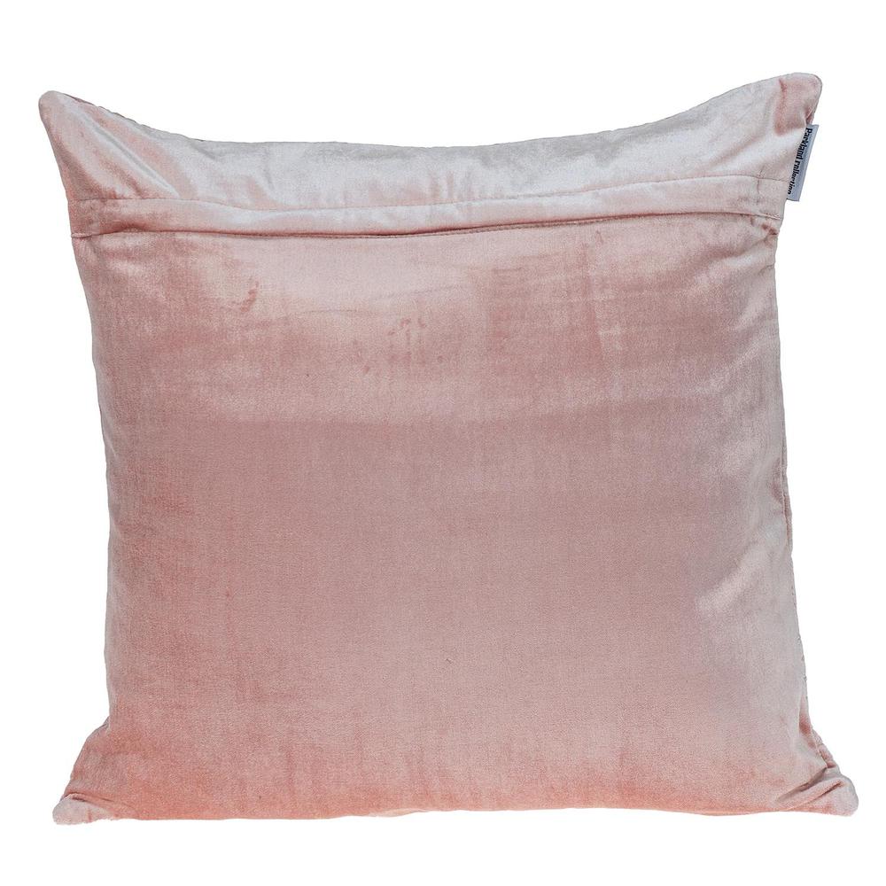Parkland Collection Iphis Transitional Quilted Pink Throw Pillow. Picture 2