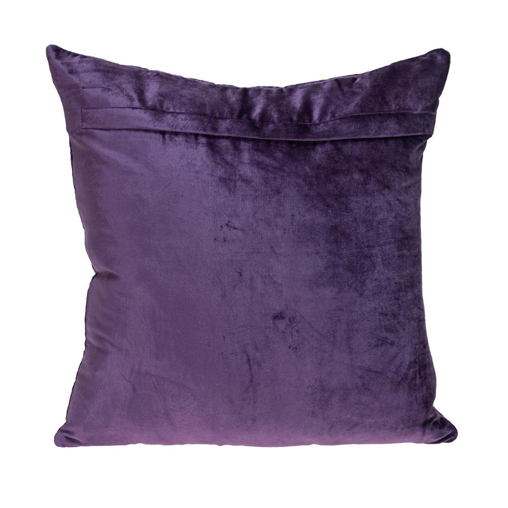 Parkland Collection Zoe Transitional Quilted Purple Throw Pillow. Picture 2