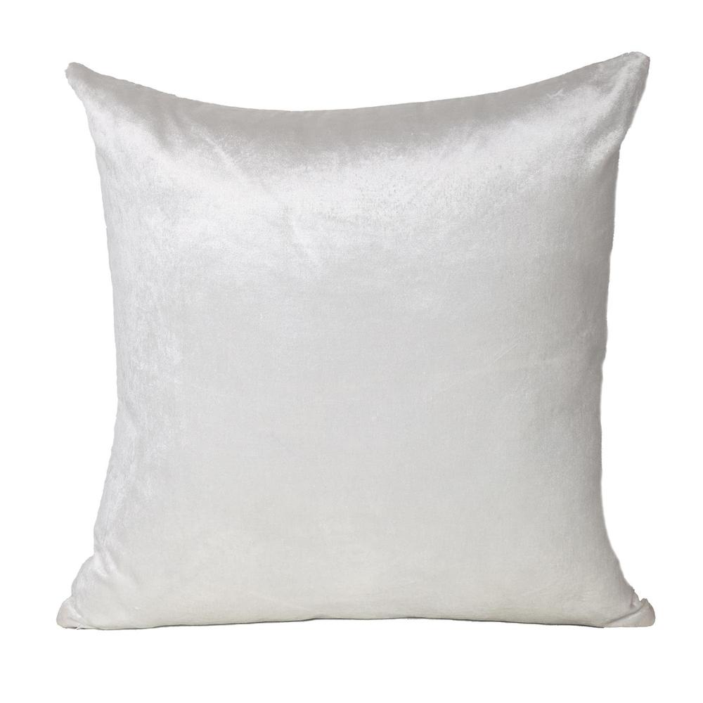 Parkland Collection  Transitional White Throw Pillow. Picture 1