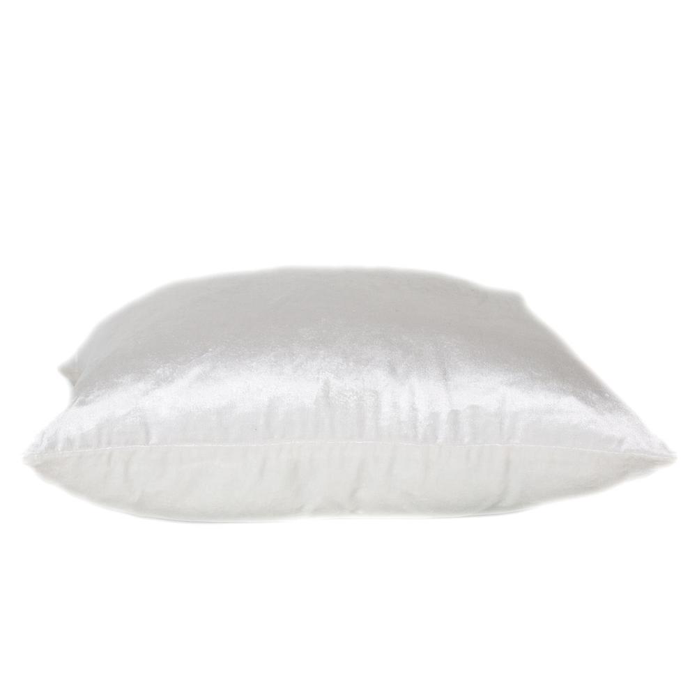 Parkland Collection  Transitional White Throw Pillow. Picture 3