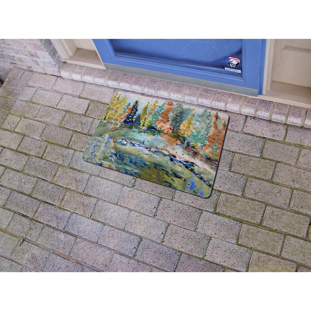 Turtle & Tiger Swallowtail Butterfly Door Mat 18x26. Picture 4