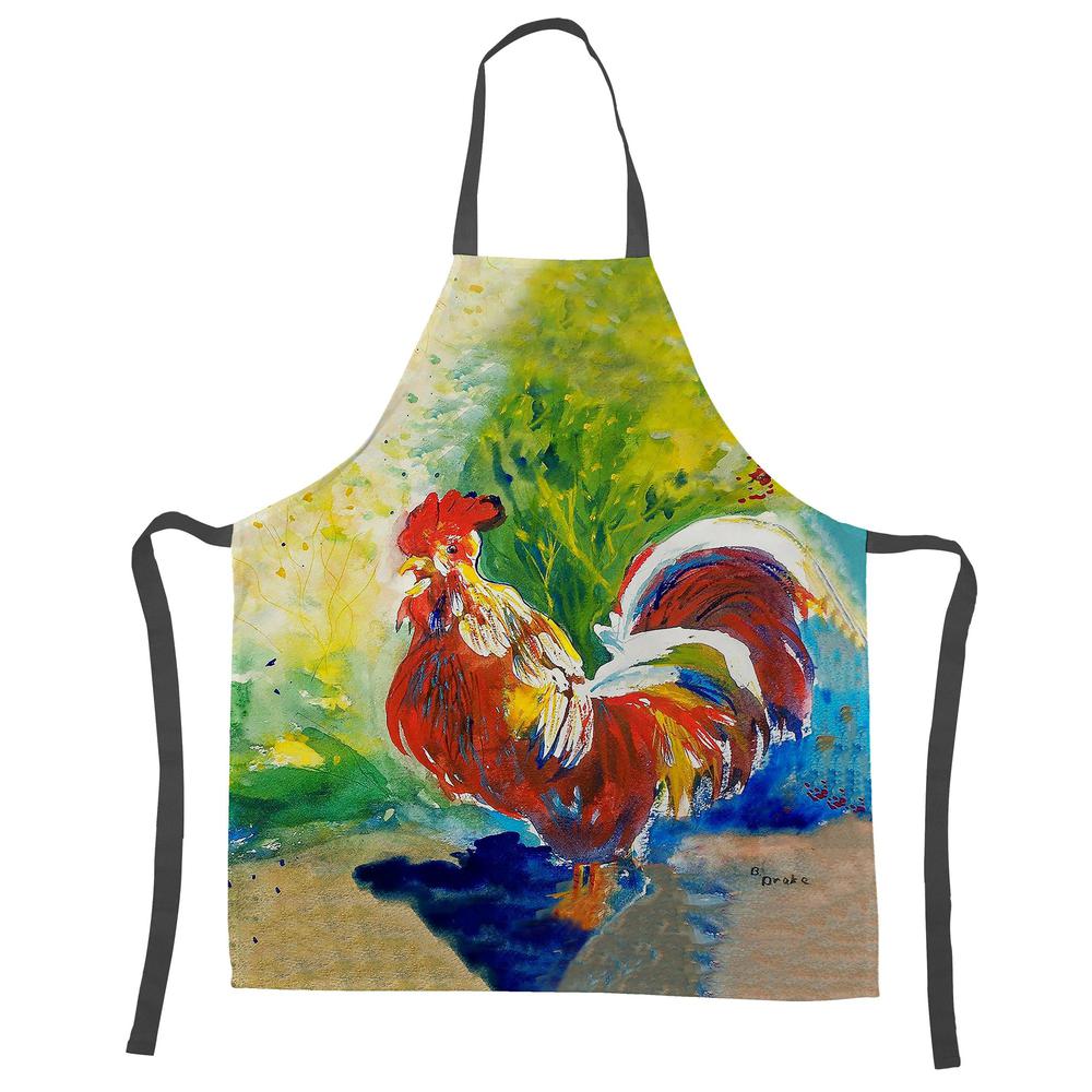 Red Rooster Apron. Picture 1