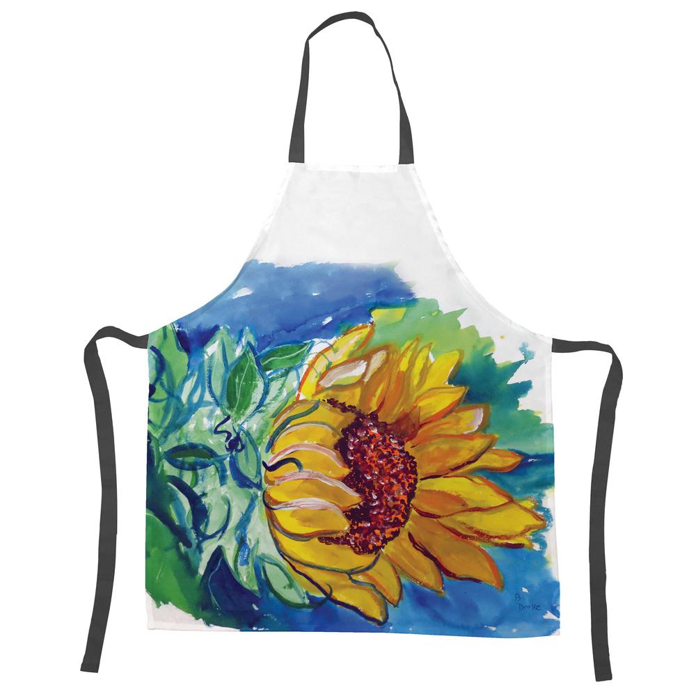 Windy Sunflower Apron. Picture 1