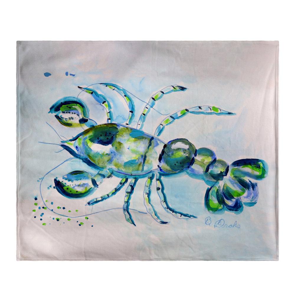 Blue Crayfish Throw. Picture 1
