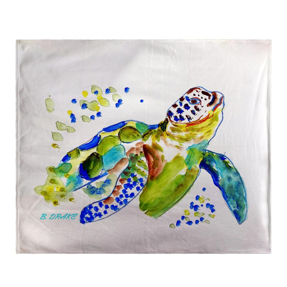Baby Sea Turtle Throw. Picture 1