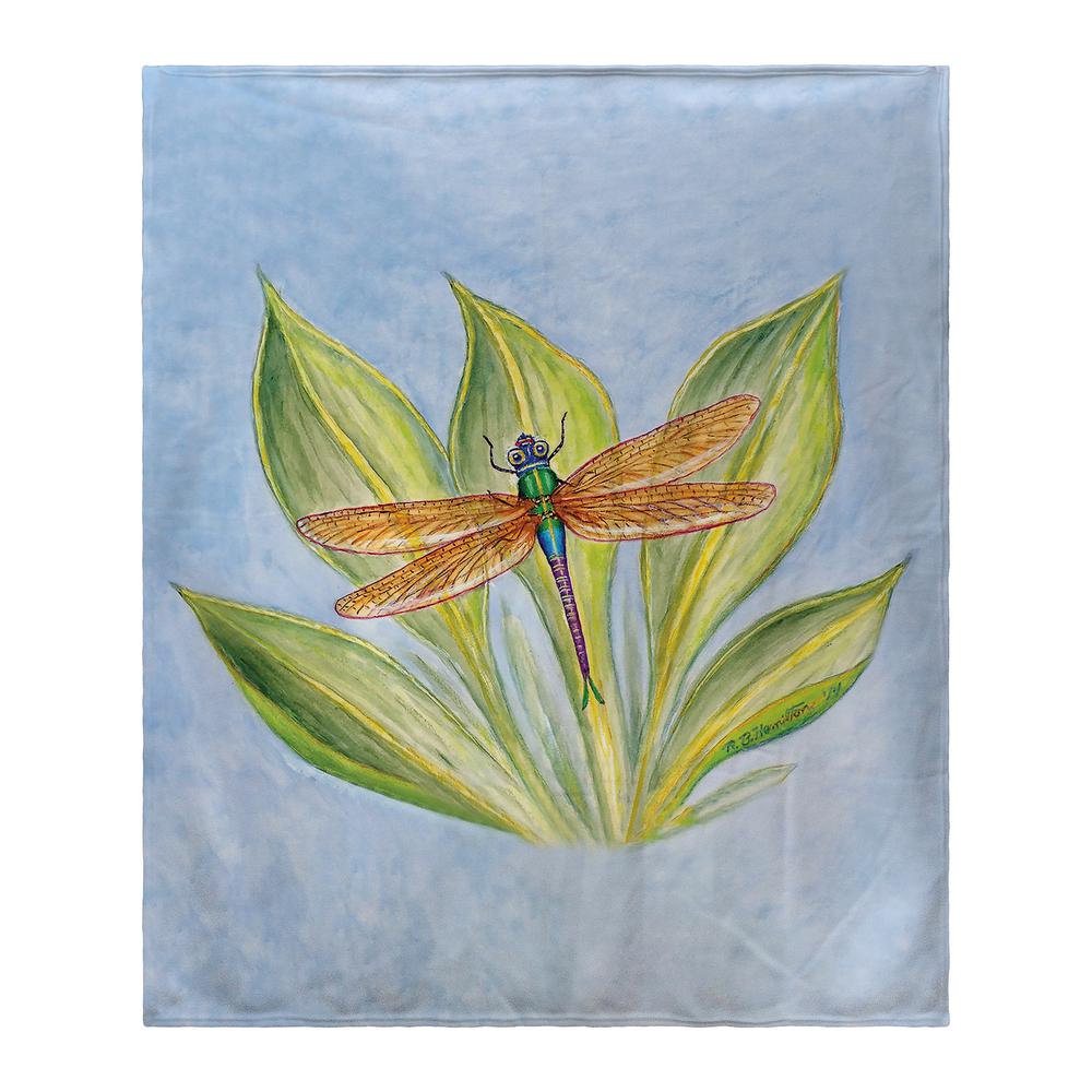 Dick's Dragonfly Fleece Blanket. Picture 1