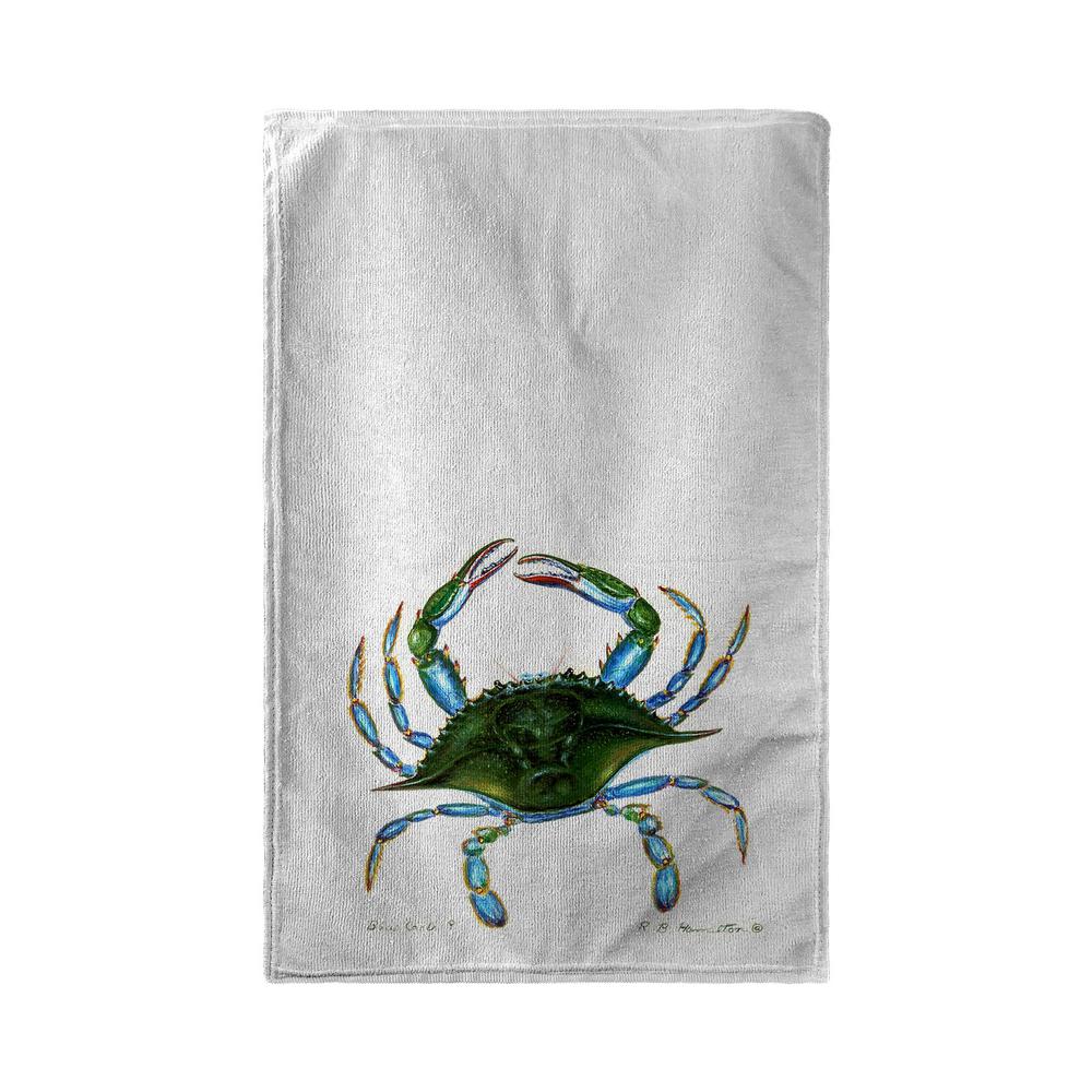 Blue Crab - Female Beach Towel. Picture 1
