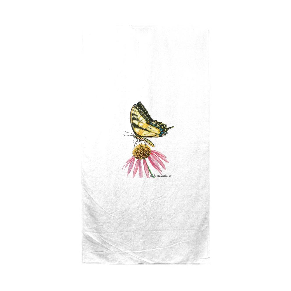 Tiger Swallowtail Butterfly Beach Towel. Picture 1