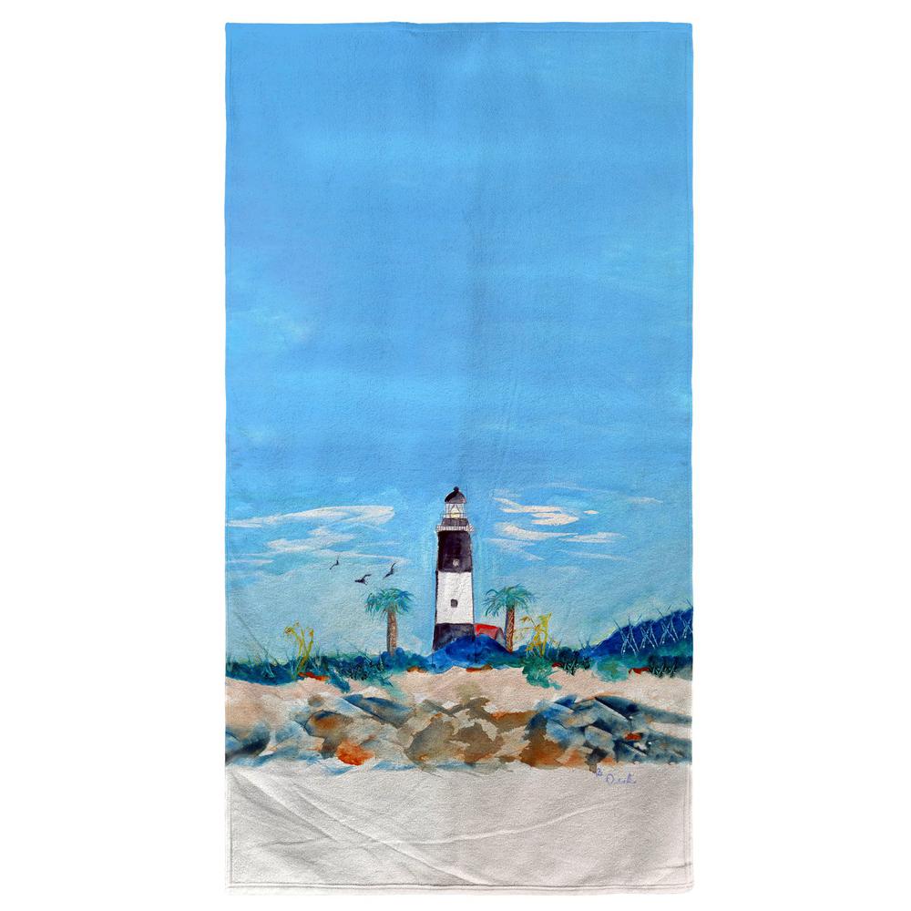 Tybee Lighthouse, GA Beach Towel. Picture 1
