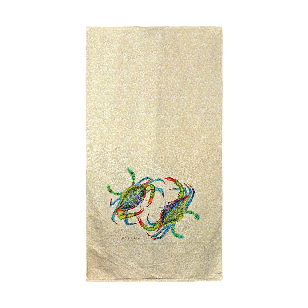 Crab Dance Beach Towel. Picture 1