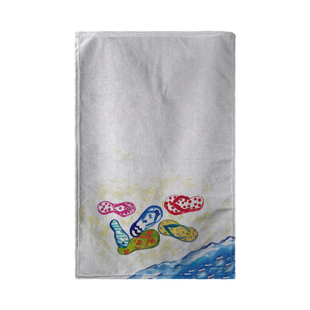Six Flip Flops Beach Towel. Picture 1