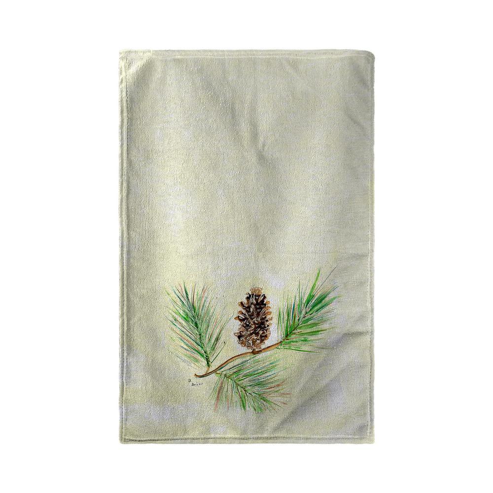 Pinecone Beach Towel. Picture 1