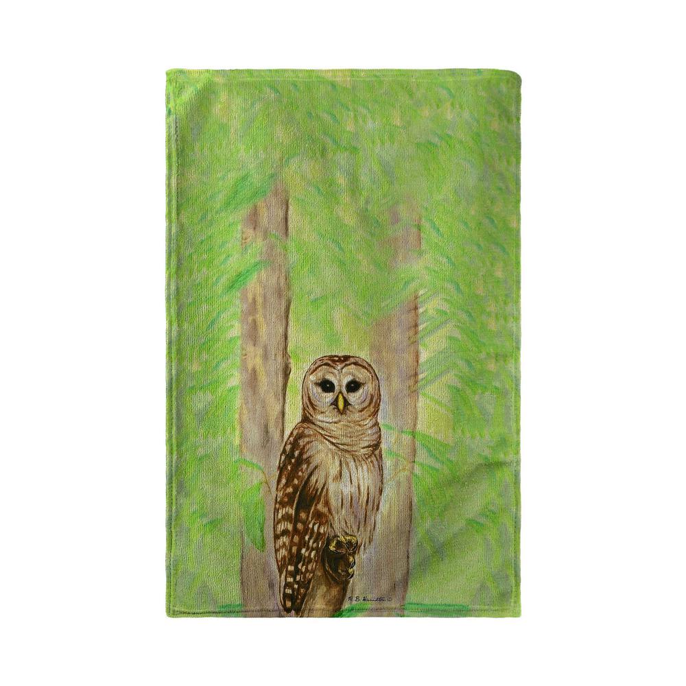 Owl Beach Towel. Picture 1