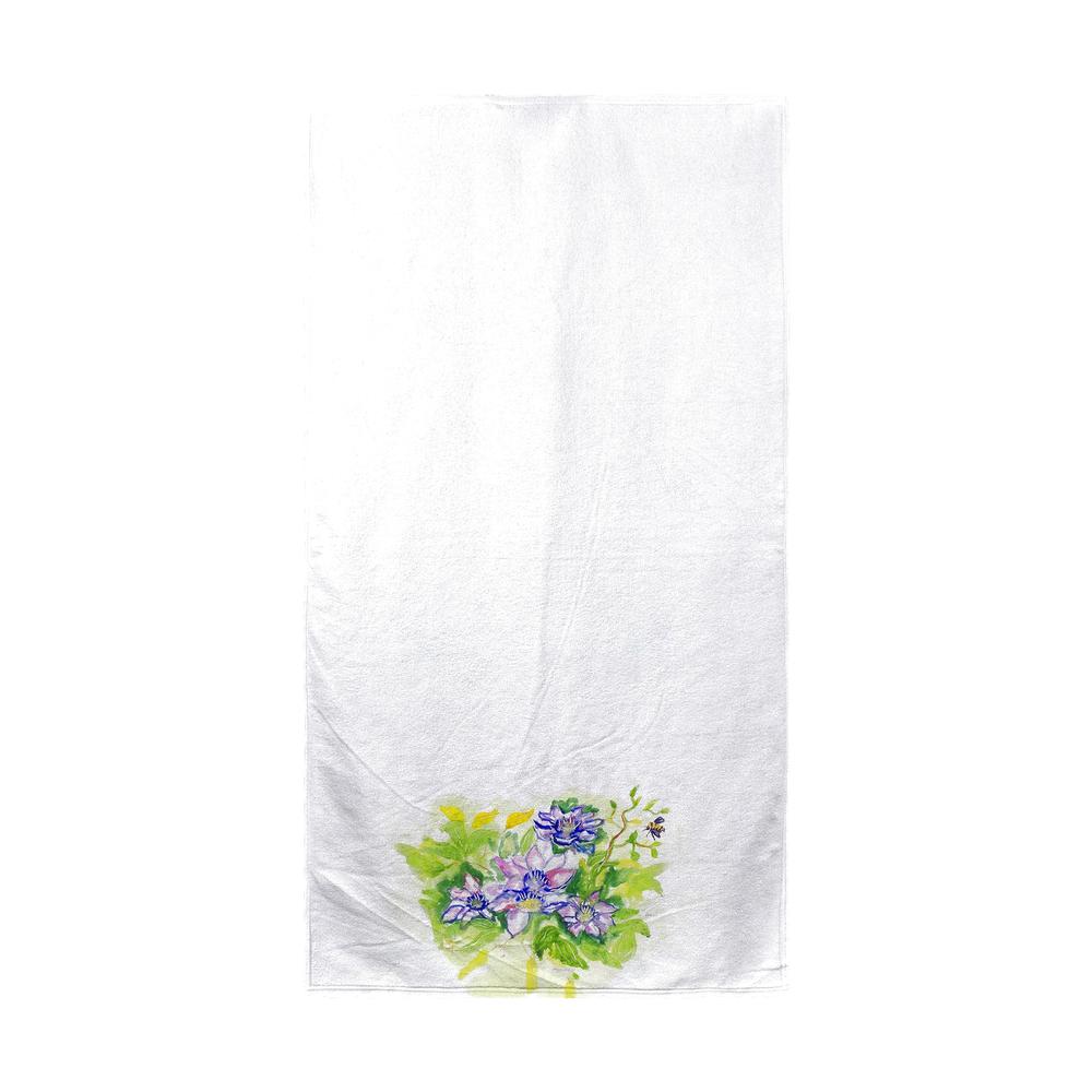 Clematis Beach Towel. Picture 1