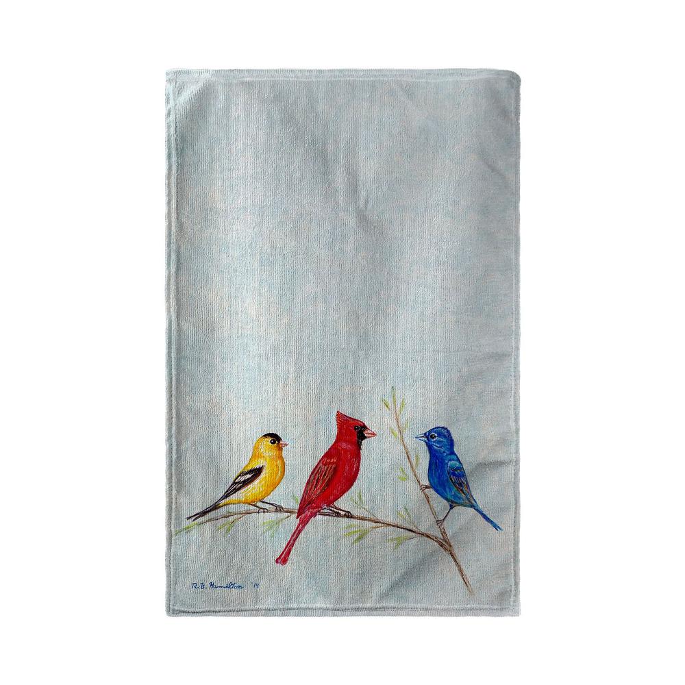 Three Birds Beach Towel. Picture 1
