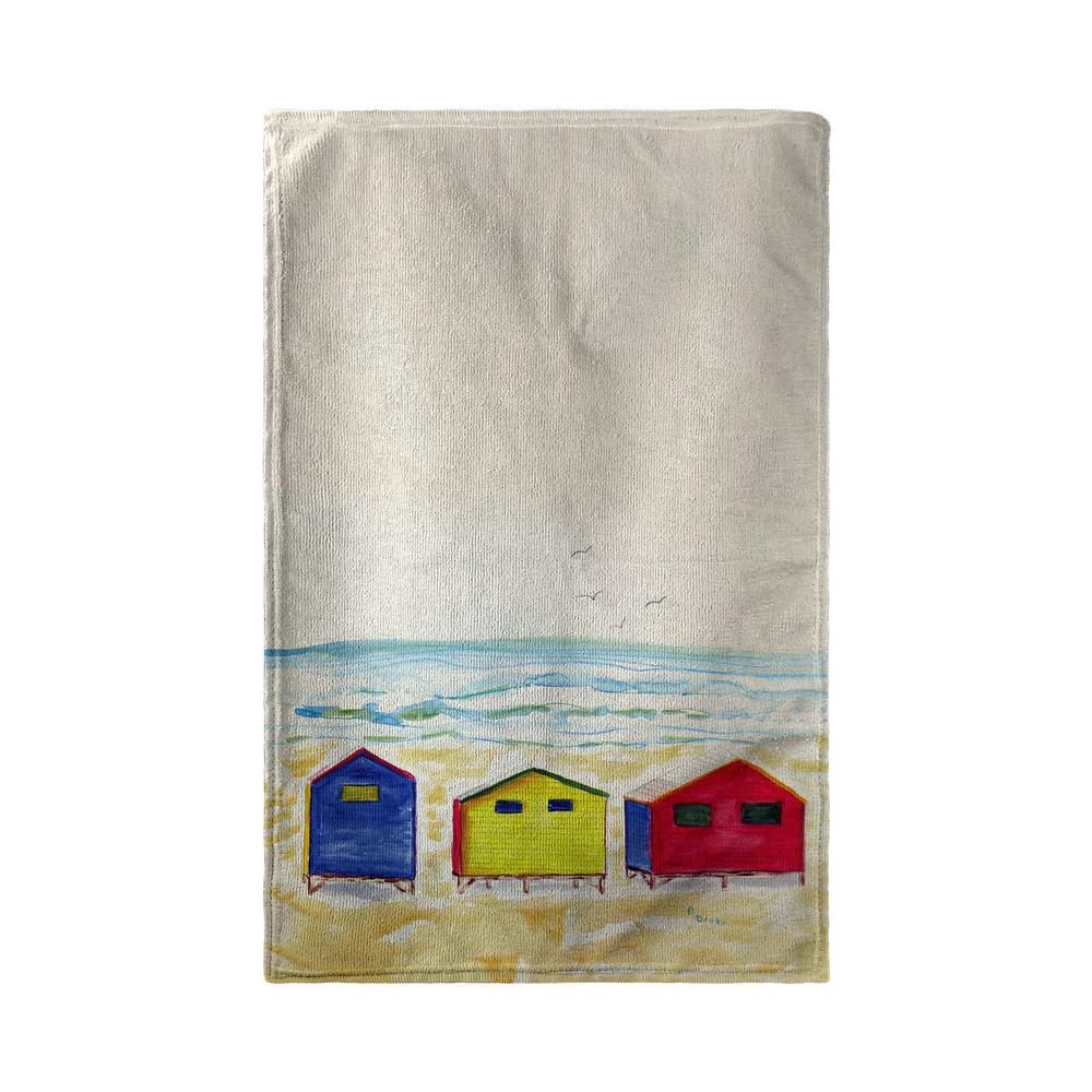 Beach Bungalows Beach Towel. Picture 1