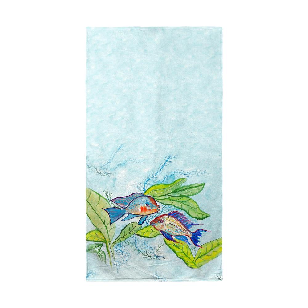 Pair of Fish Beach Towel. Picture 1