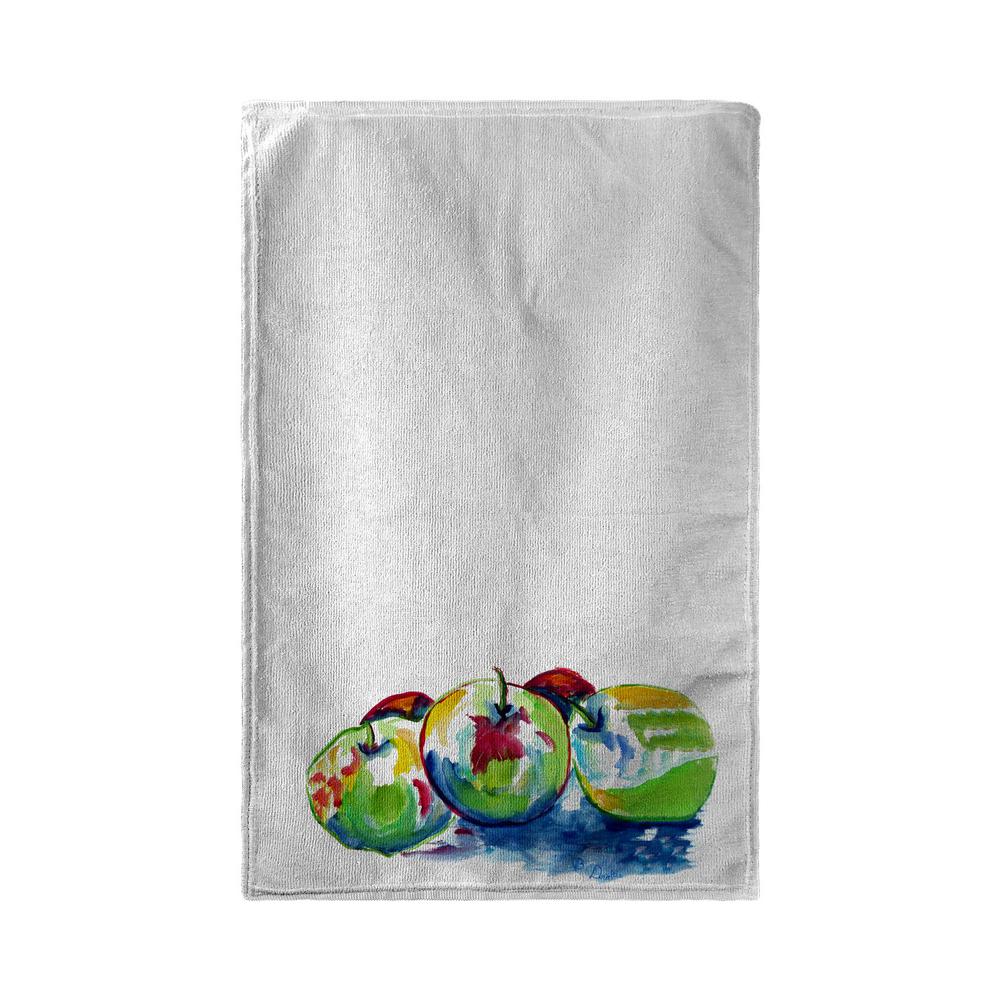 Three Apples Beach Towel. Picture 1