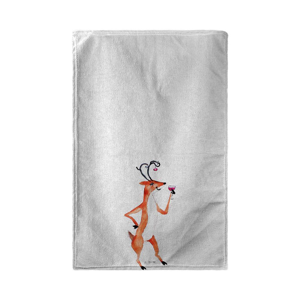 Deer Party Beach Towel. Picture 1