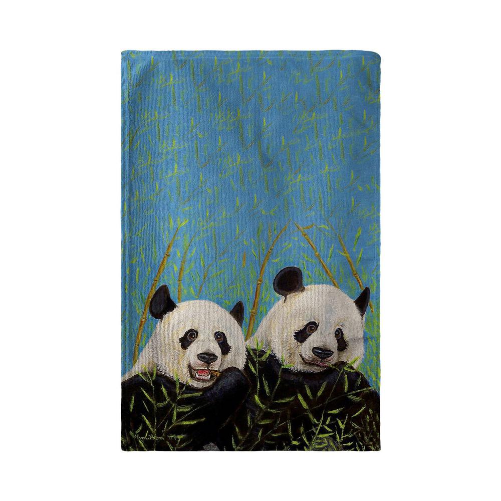 Pandas Beach Towel. Picture 1