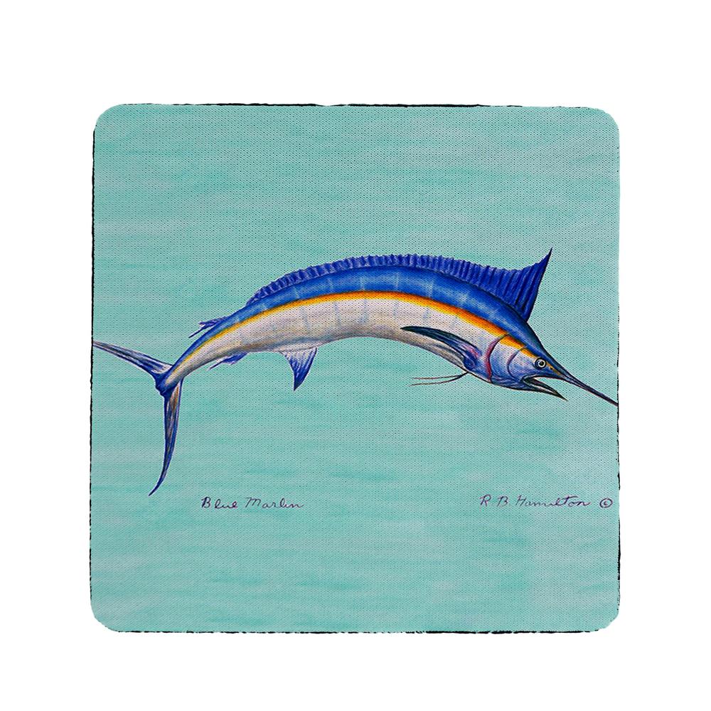 Blue Marlin Coaster Set of 4. Picture 1