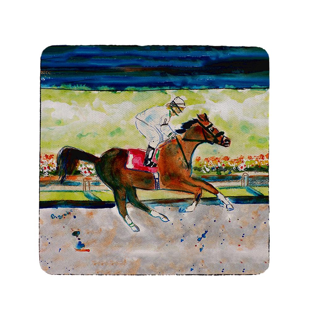 Racing Horse Coaster Set of 4. Picture 1