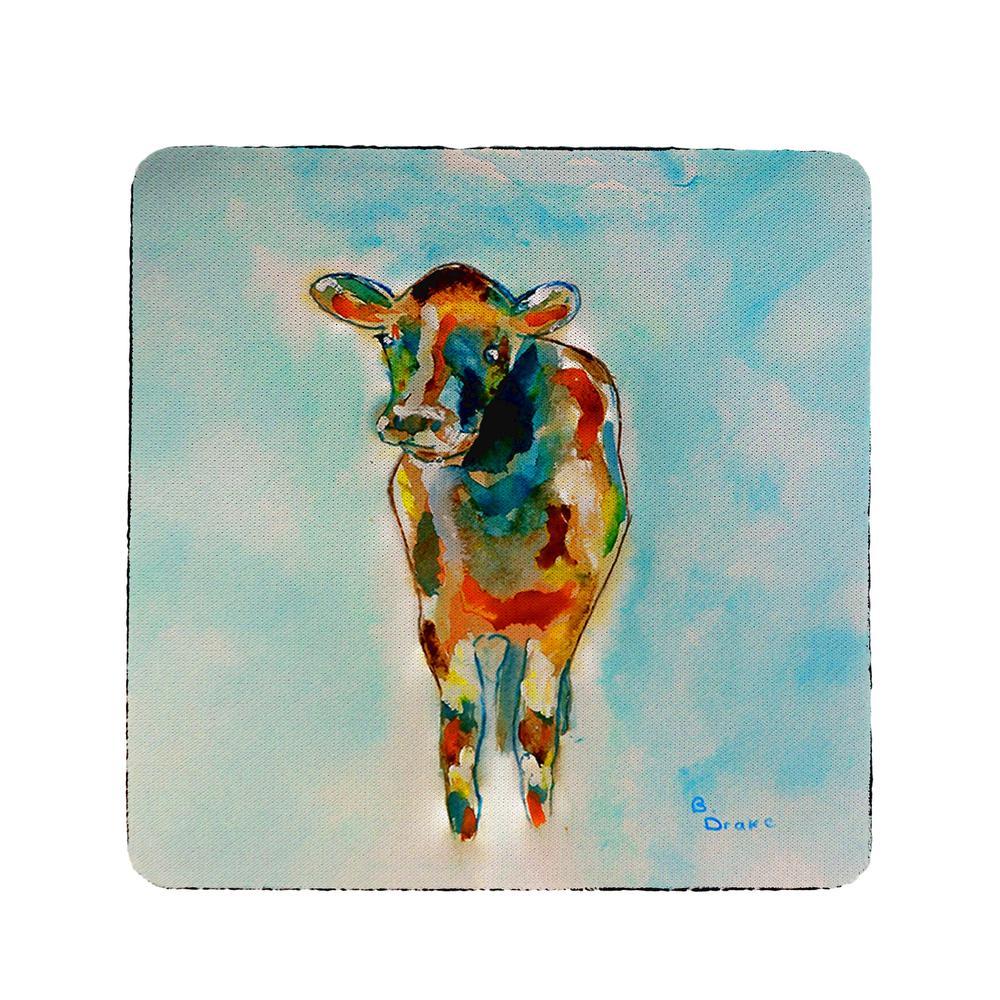 Betsy's Cow Coaster Set of 4. Picture 1