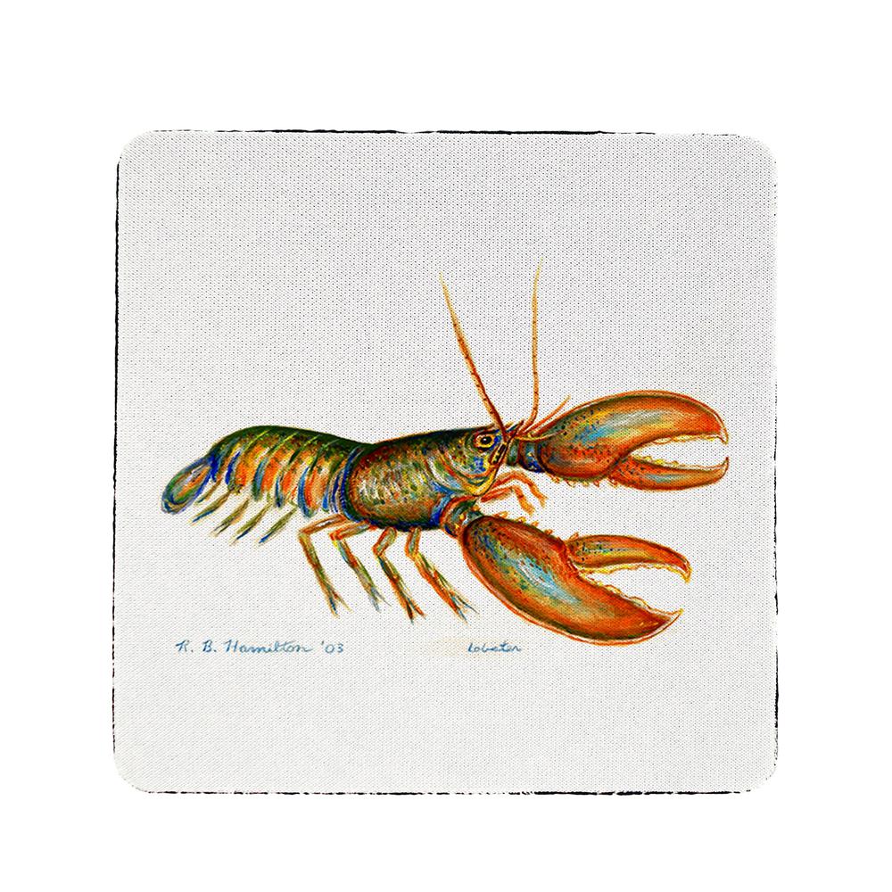 Live Lobster Coaster Set of 4. Picture 1
