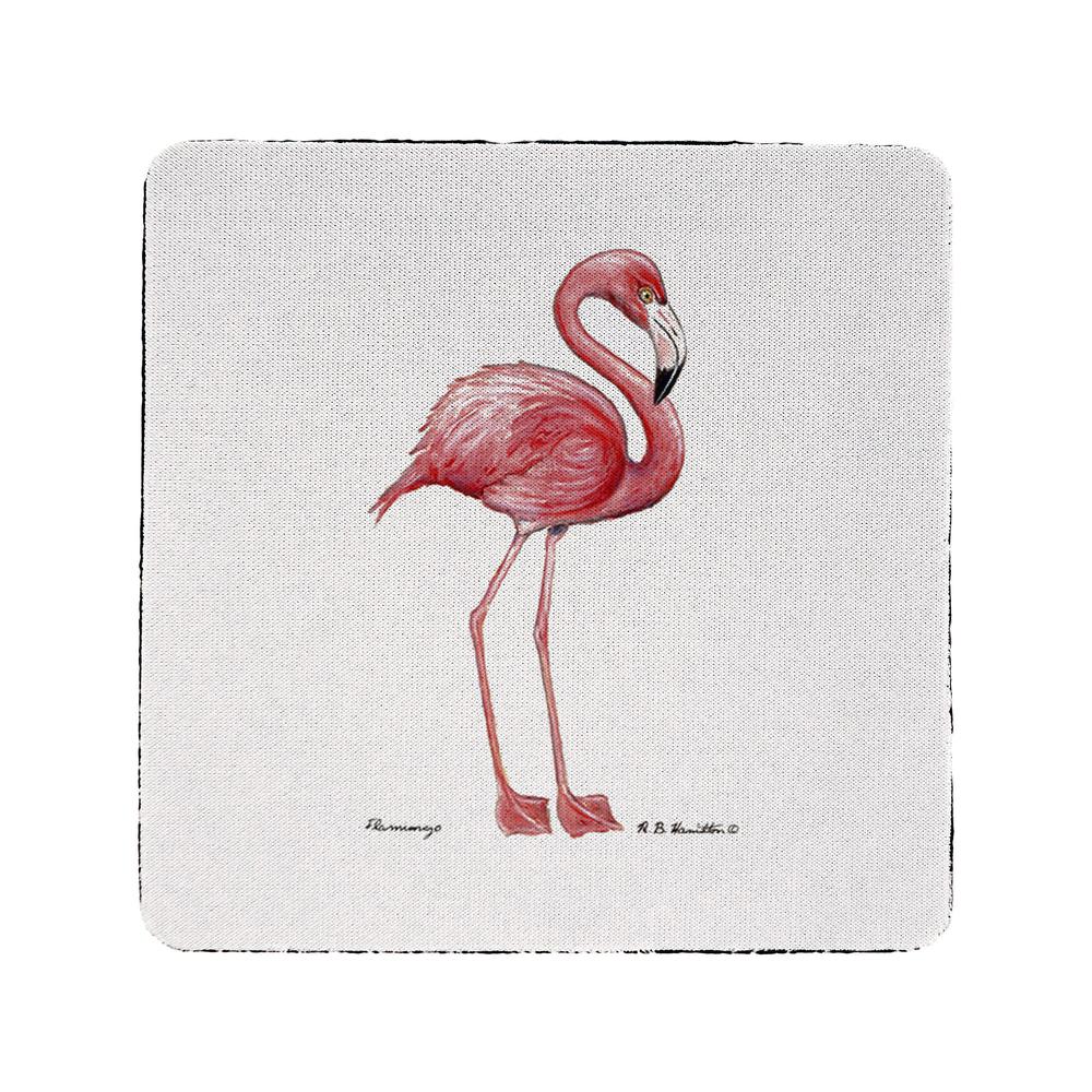 Flamingo Coaster Set of 4. Picture 1
