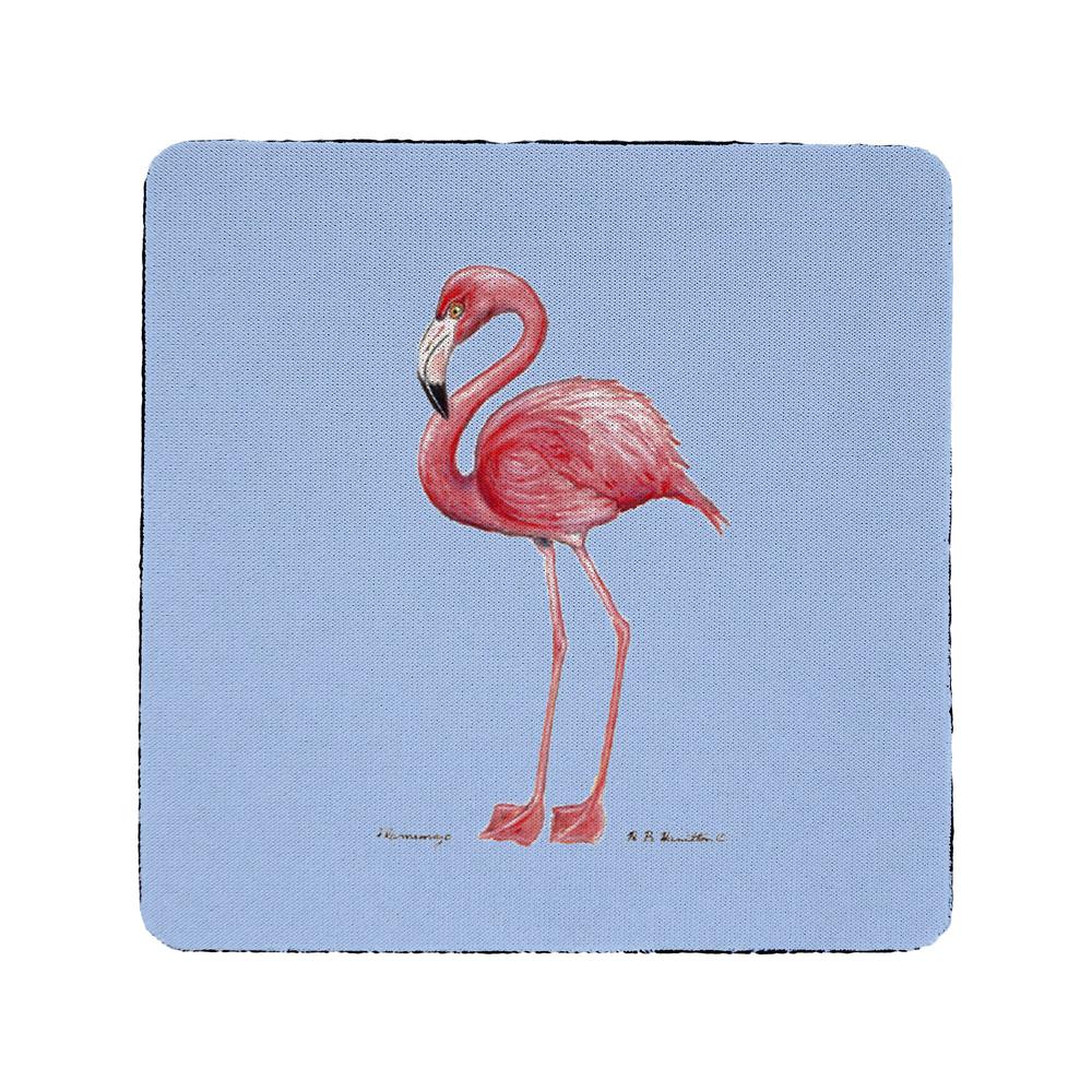 Flamingos - Tiled Coaster Set of 4. Picture 1