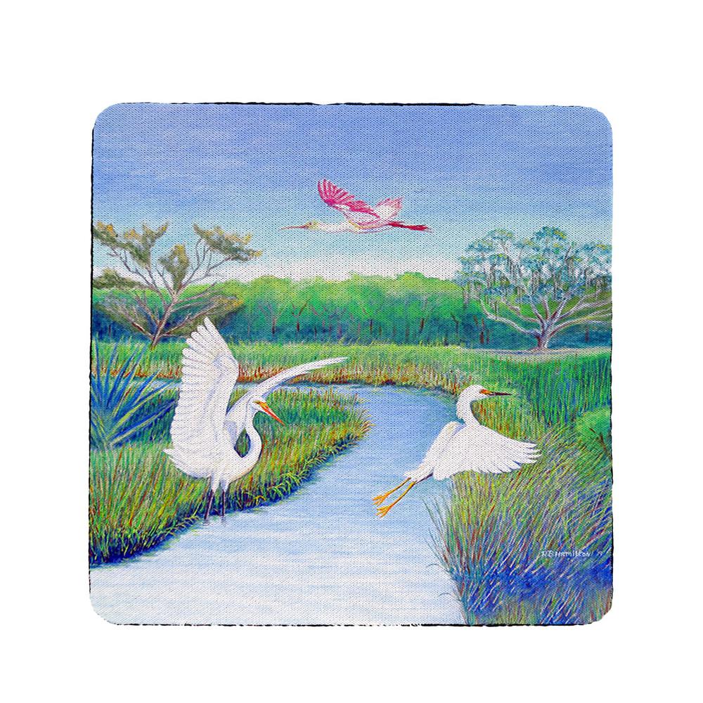 Marsh Wings Coaster Set of 4. Picture 1