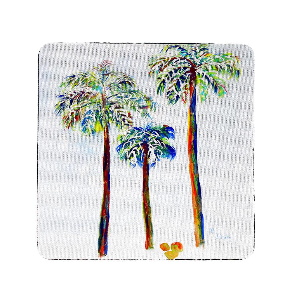 Three Palms Coaster Set of 4. Picture 1