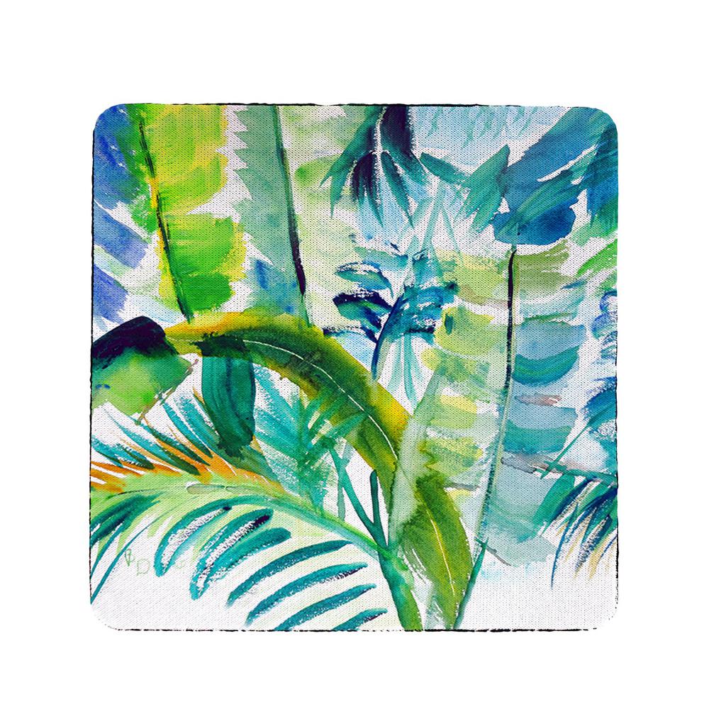 Jungle Greens Coaster Set of 4. Picture 1