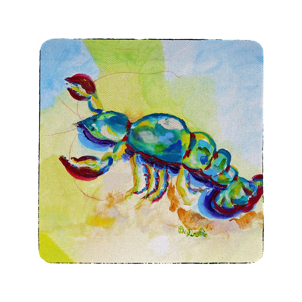 Colorful Lobster Coaster Set of 4. Picture 1