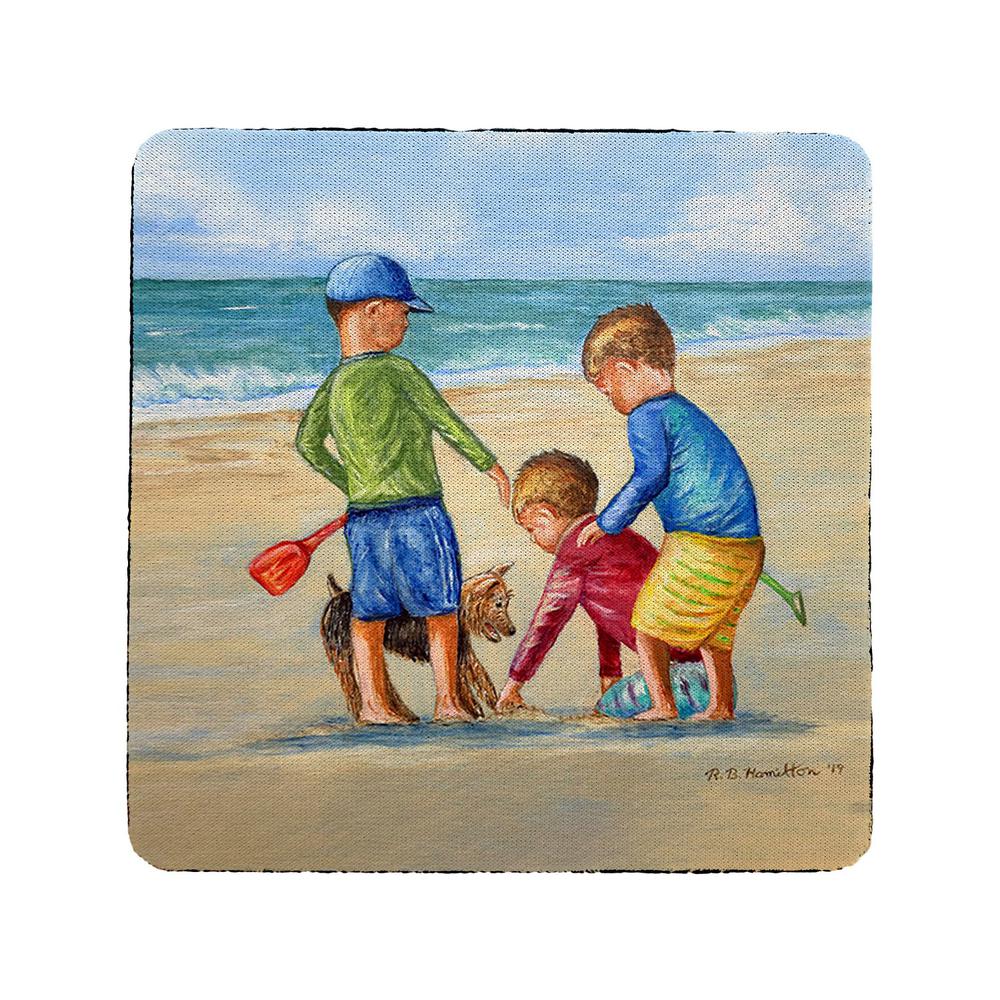 Buried Treasure Coaster Set of 4. Picture 1