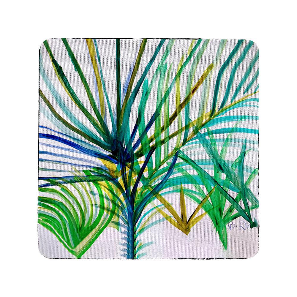 Teal Palms Coaster Set of 4. Picture 1