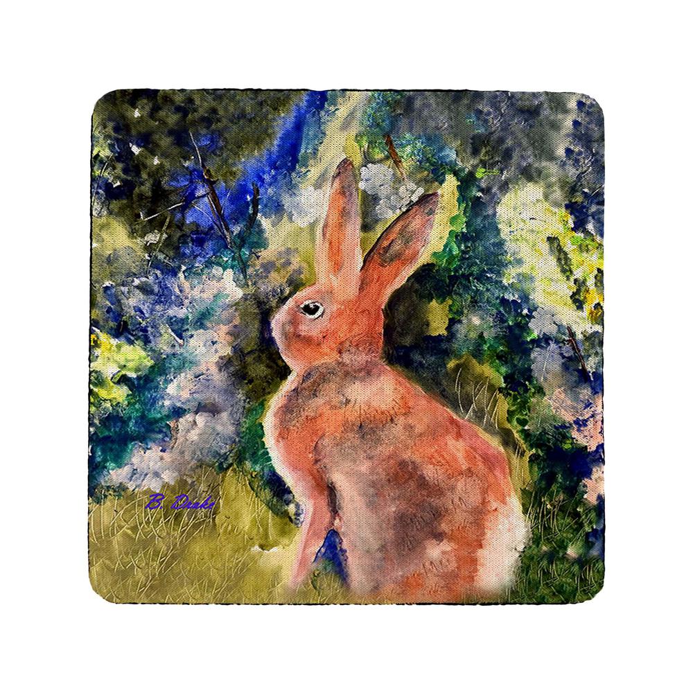 Cottontail Rabbit Coaster Set of 4. Picture 1